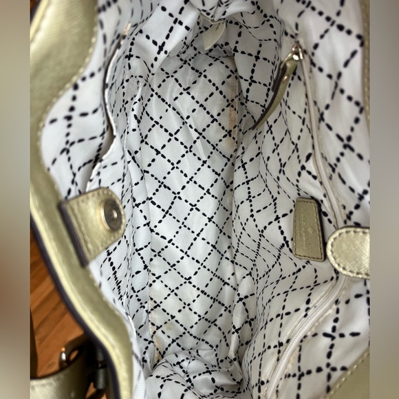 Kate Spade Cove Street Gold Metallic Satchel - Picture 4 of 14